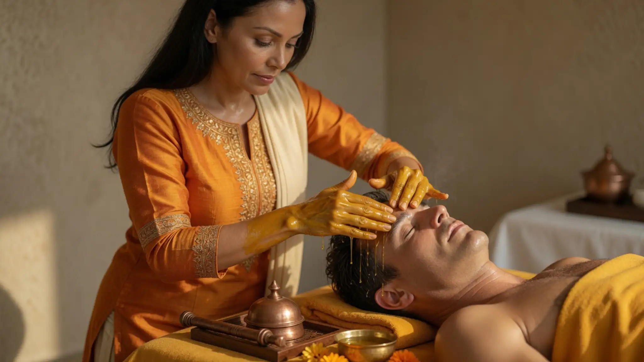 Vergleich zwischen Ayurveda Massage und Schröpfmassage bei Mainelle in Frankfurt